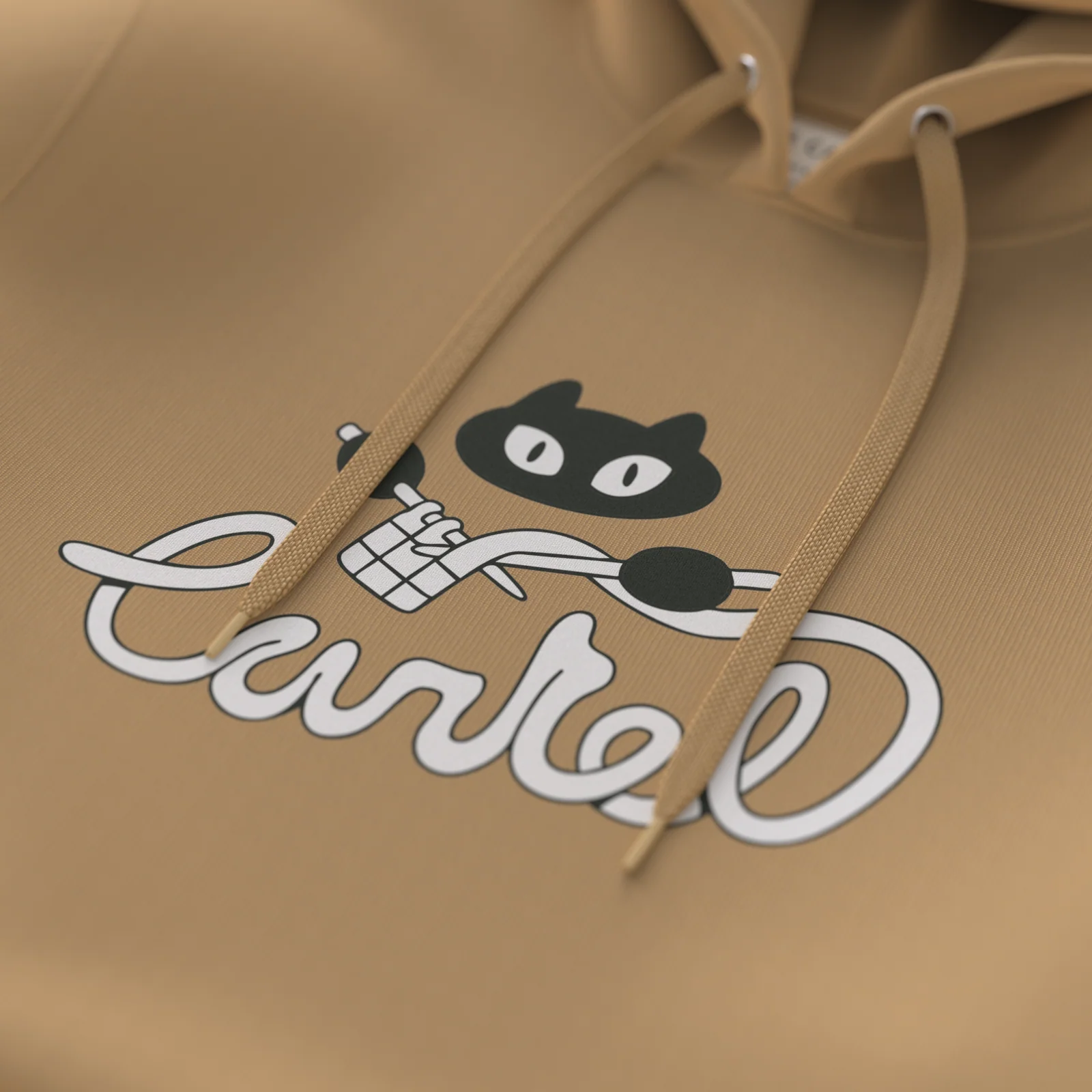 BOULE DE POIL・Hoodie unisexe・Beige - Image 3