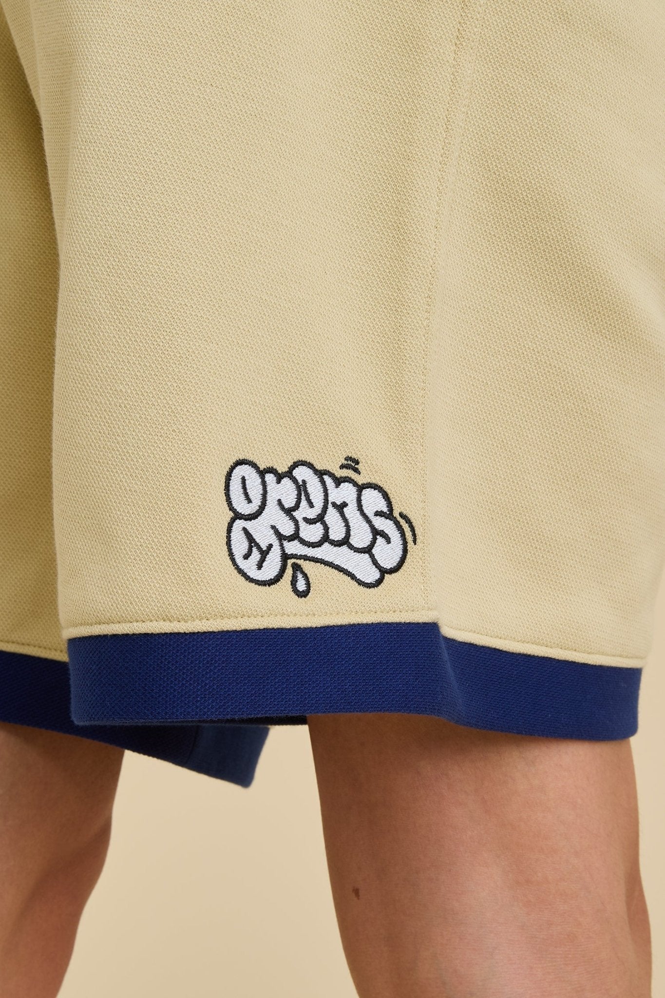 CHATCON・Short piqué unisexe・Bleu - Image 4