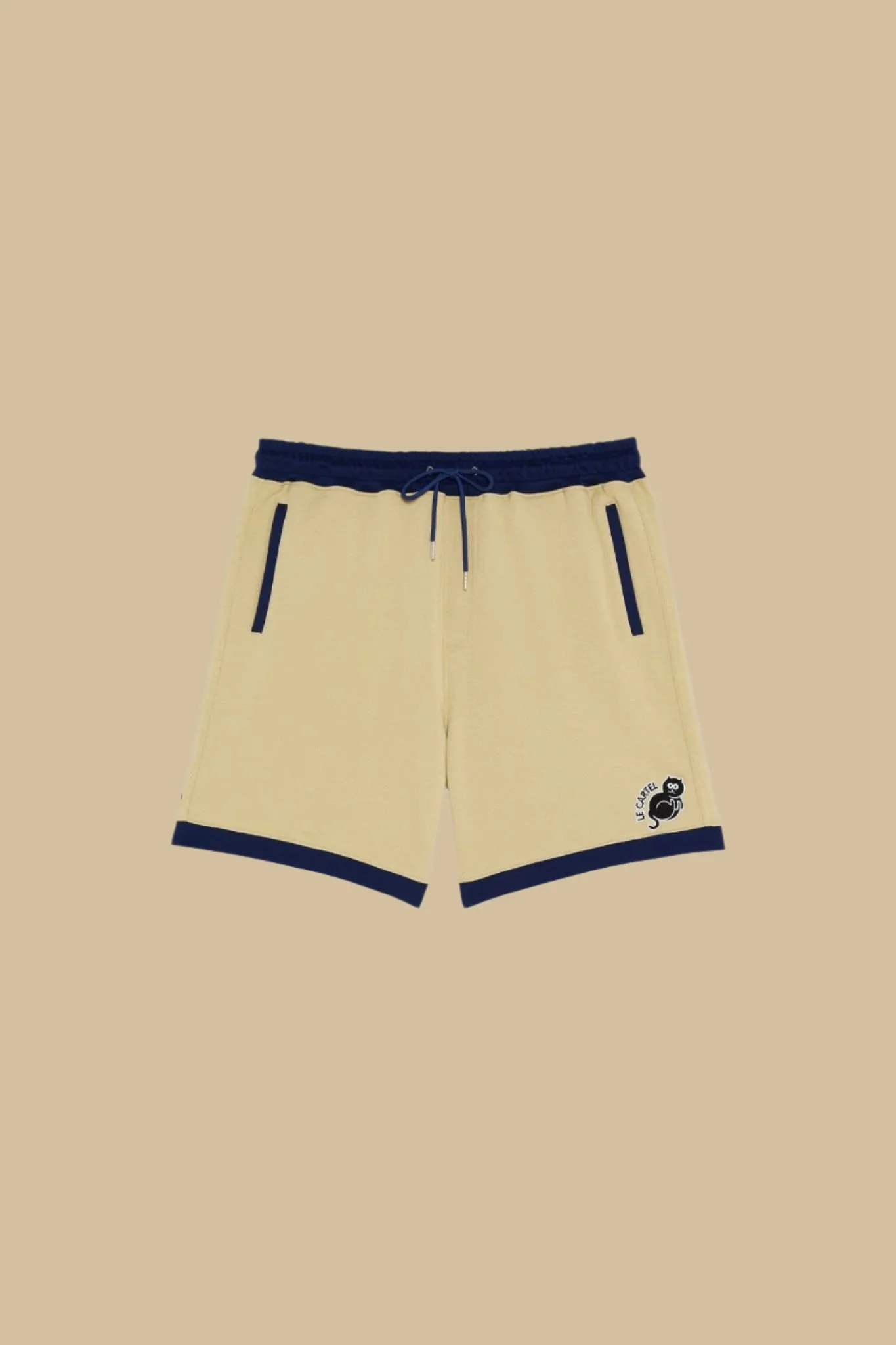 CHATCON・Short piqué unisexe・Bleu - Image 5