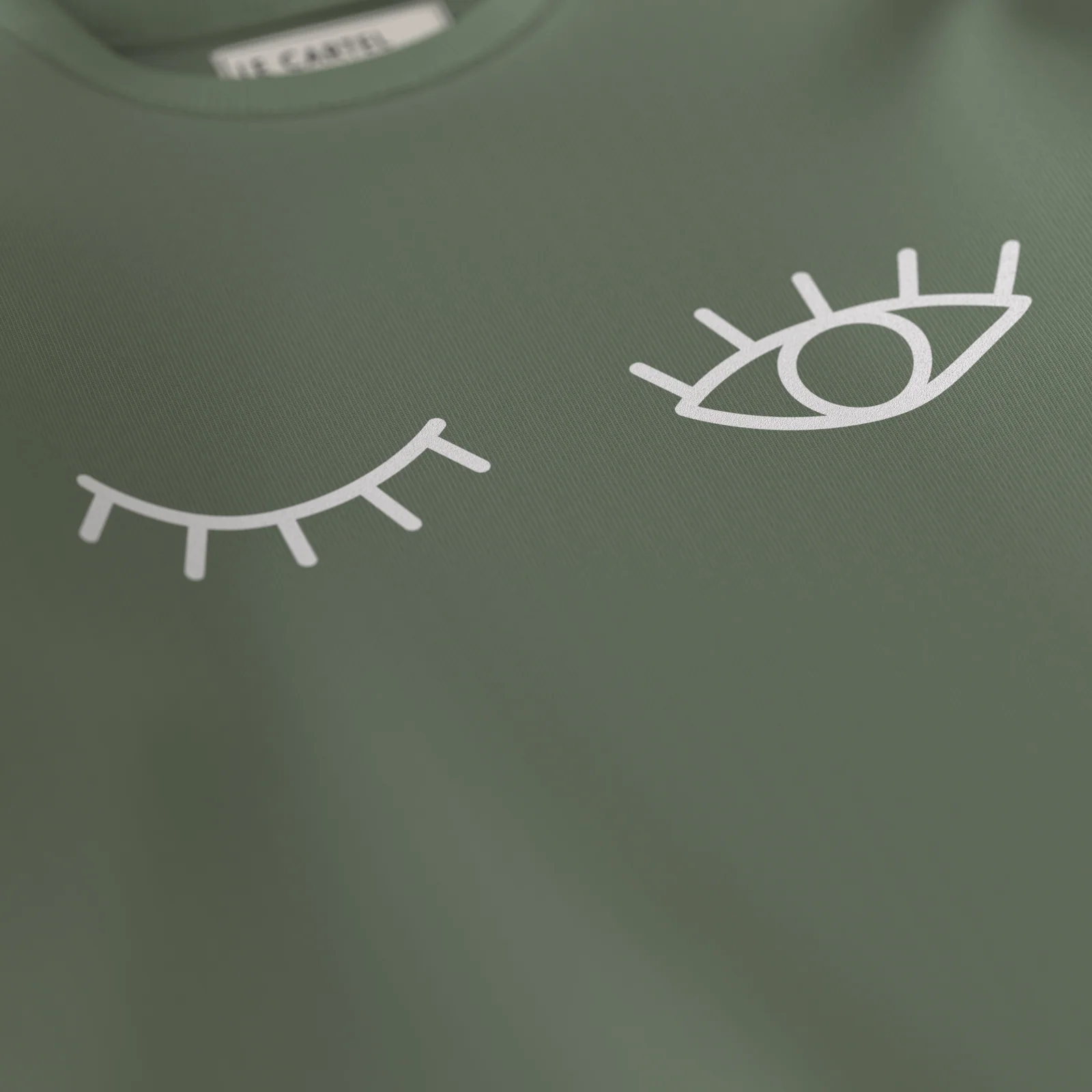 CLIN D’ŒIL・Crewneck unisexe・Vert sauge - Image 3