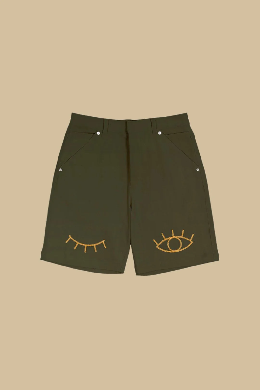 COUP D'OEIL・Short cargo・Vert forêt - Image 4