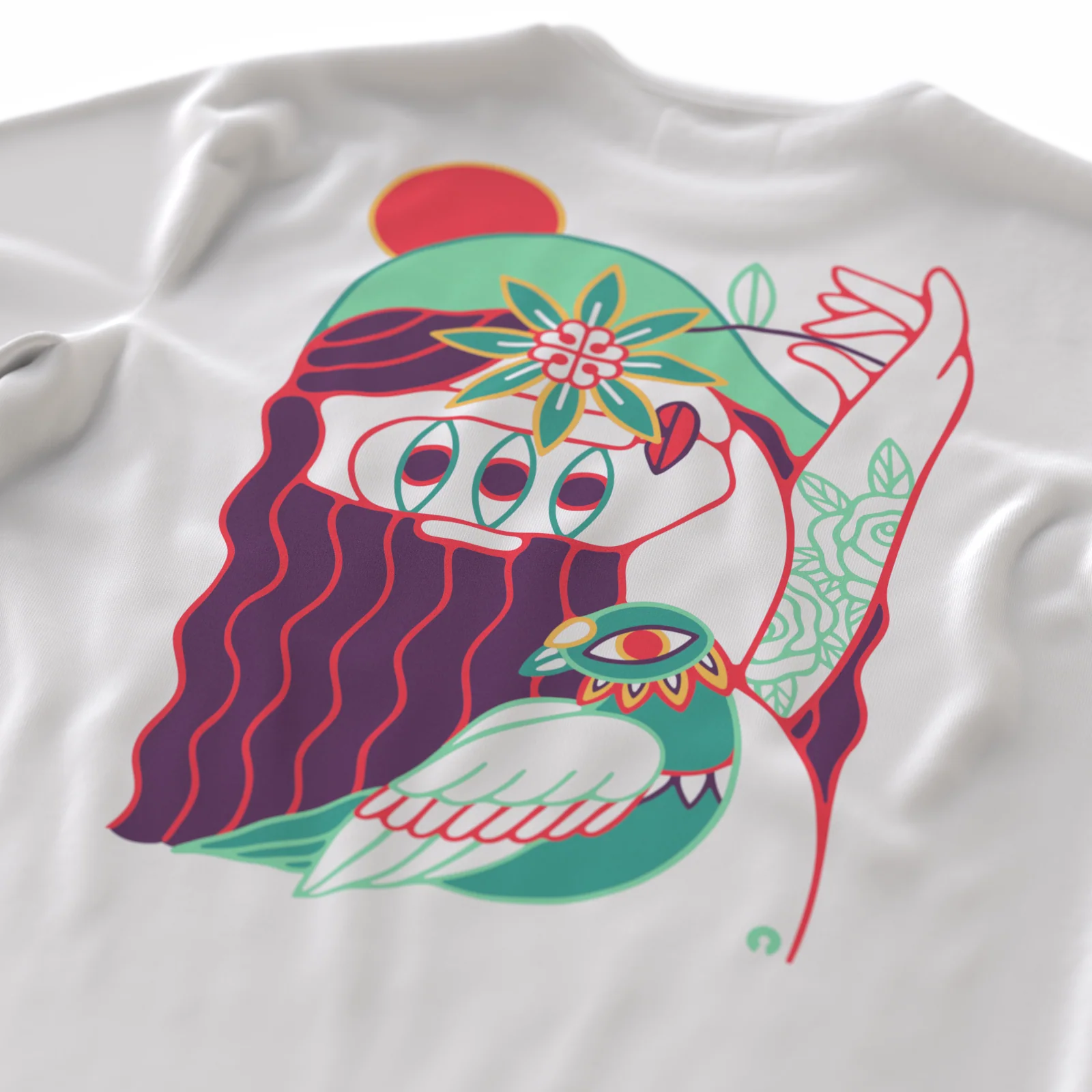 DANDELION・T-shirt unisexe・Blanc - Image 3